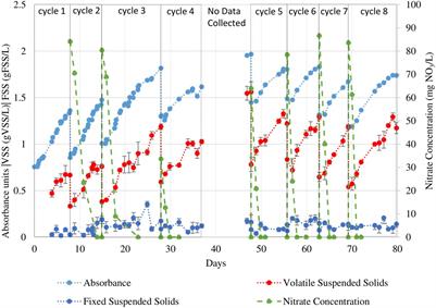 Growth and Nitrate Uptake in Nannochloropsis gaditana and Tetraselmis chuii Cultures Grown in Sequential Batch Reactors